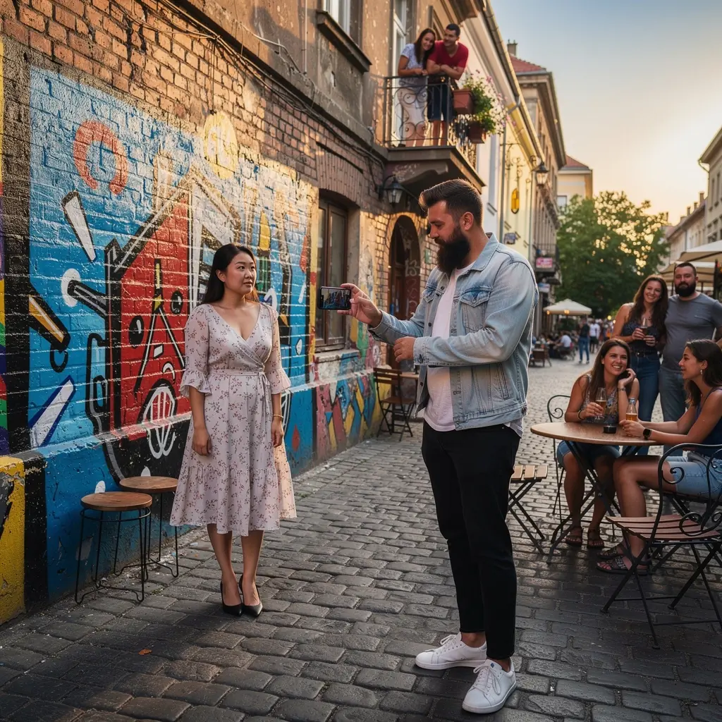 Sikeres influenszer profilja, amely inspiráló tartalmakkal vonzza a követőket.